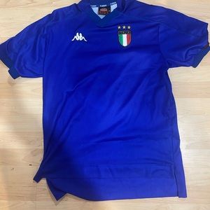 Vintage Kappa Italy 1999 Home Soccer Jersey *Medium*